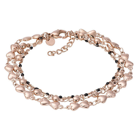 Product image 1 of Bracelet Botswana (black beads) 17+3cm