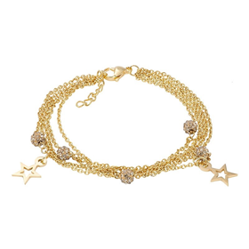 Image of Bracelet Chain Ball Star