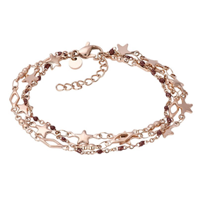 Image of Bracelet Kenya (brown beads) 17+3cm