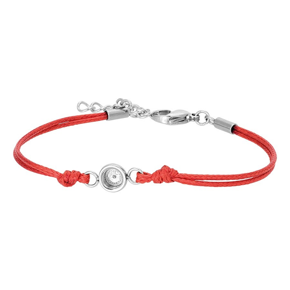 Product image 1 of Bracelet Wax Cord Top Part Base Red