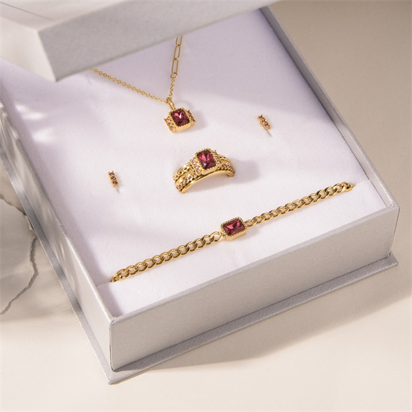 Product image 1 of Classic Miracle Pink Jewelry Set