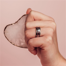 Image of Combined iXXXi ring Blush of love