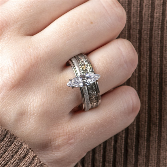 Product image 1 of Combined iXXXi ring Holly - Silver