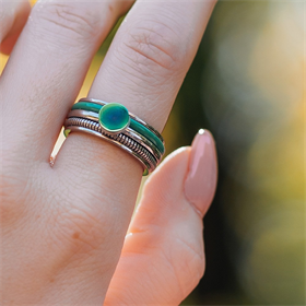 Image of Combined iXXXi ring  Karma Green