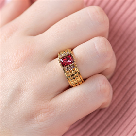 Image of Combined Ring Classic gold