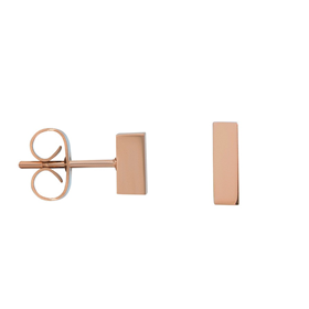 Image of Ear studs Abstract Rectangle