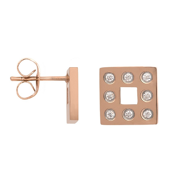 Product image 1 of Ear studs Design Square