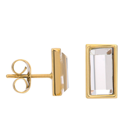 Image of Ear studs Expression Rectangle