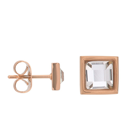 Image of Ear studs Expression Square