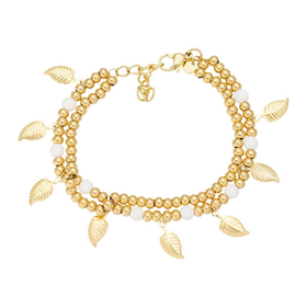Afbeelding van Enkelbandje Dazzling Leaves 23+4cm