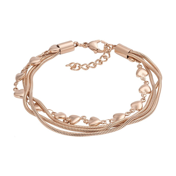 Product image 1 of Enkelbandje Snake Heart 23+4cm