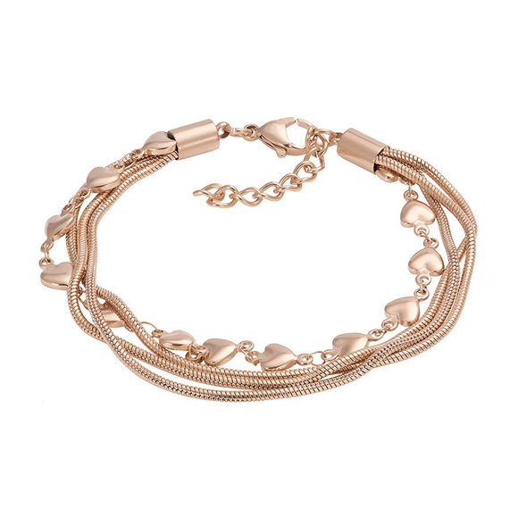 Product image 1 of Enkelbandje Snake Heart 23+4cm
