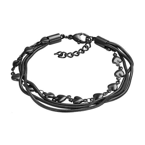 Product image 1 of Enkelbandje Snake Heart 23+4cm