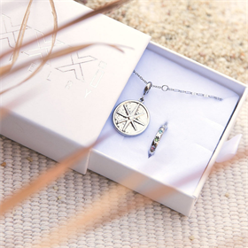 Afbeelding van Fame Flora Magnolia sieraden set