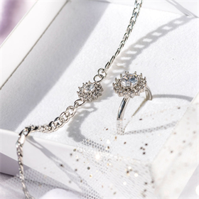 Afbeelding van Fame Lucia Crystal ring set