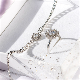 Bild von Fame Lucia Crystal ring set