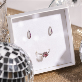 Bild von Fame Lucia ringset - Silber