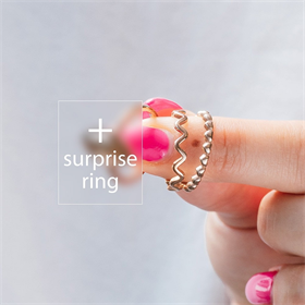 Afbeelding van Fame on the go ring set Heart