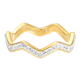 Afbeelding van Fame ring Lightning with stones