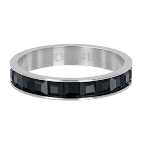 Image of Fillring Clear Glass Black 4mm