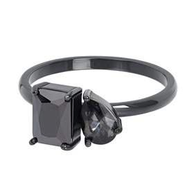 Image of Fillring Romance Black Diamond