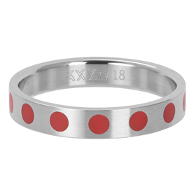 Image of Fillring Round Red 4mm