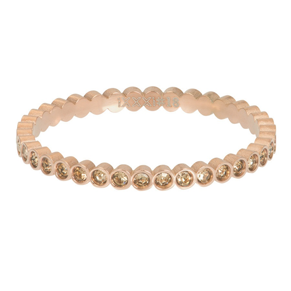 Product image 1 of Fillring Small Circle Stone Peach 2mm