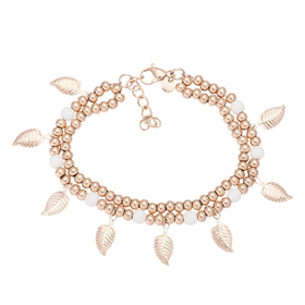 Bild von Fußkettchen Dazzling Leaves 23+4cm