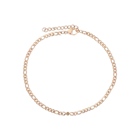 Bild von Fußkettchen Memories Peach 23+4cm