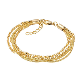 Bild von Fußkettchen Snake Popcorn 23+4cm