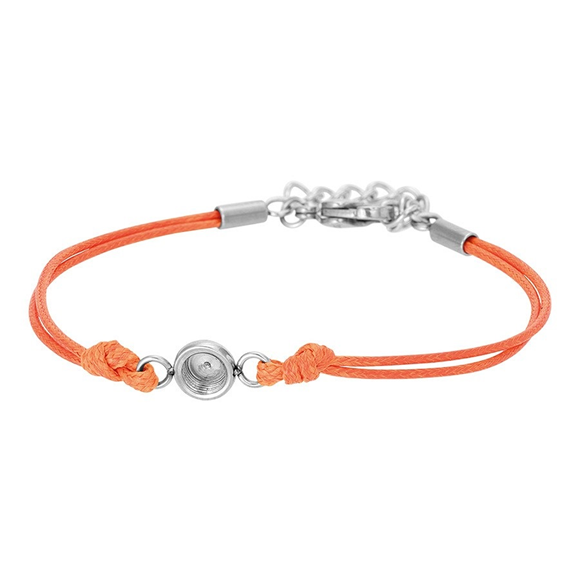 Product image 1 of Fußkettchen Wax Cord Top Part Base Orange 23+4cm