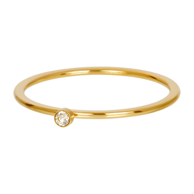 Bild von Füllringe Blond Flare 1 Stone Crystal 1mm