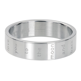 Bild von Füllringe 'I love you to the moon and back' 6mm