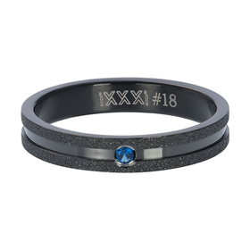 Bild von Füllringe Sandblasted Montana Stone 4mm