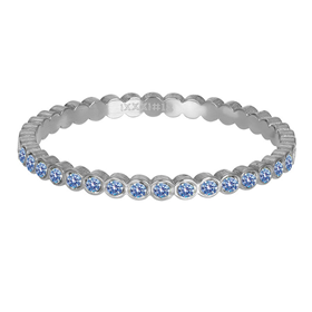 Bild von Füllringe Small Circle Stone Blue 2mm