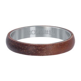 Image of Füllringe Wood Dark Brown 4mm