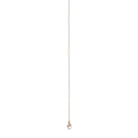 Afbeelding van Halsketting 1mm met logo 80cm