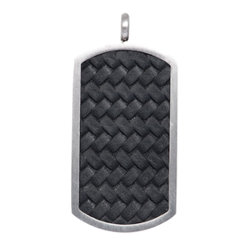 Image of Hanger Dog Tag Leather