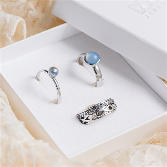 Product image 1 of Infinite Aurora Samengestelde ring set