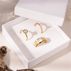 Image of Little Princess Zusammengesetzte Ring set - Gold