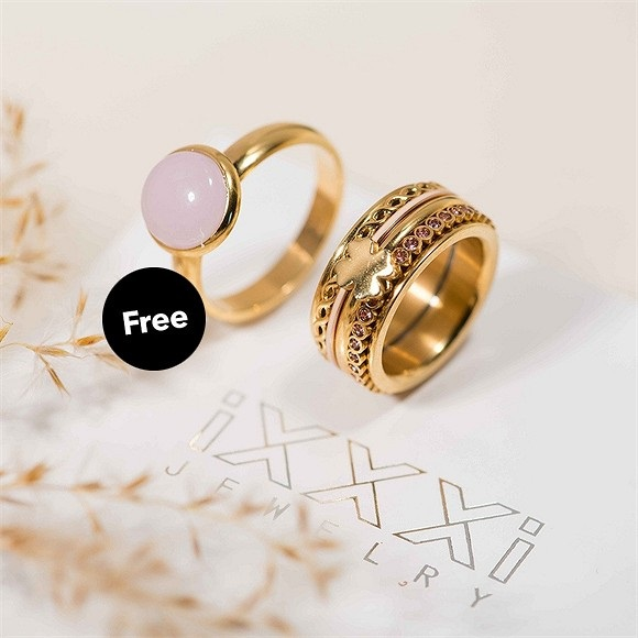 Product image 1 of Lucky Clover Zusammengesetzte Ring set - Gold