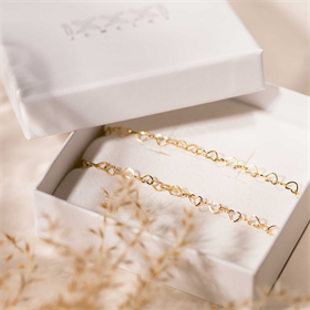 Image of Moeder & Dochter Love armbanden set - Rosé goud