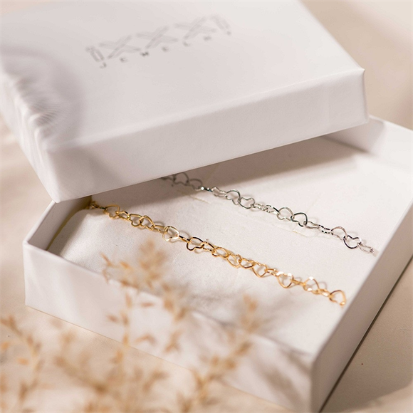 Product image 1 of Moeder & Dochter Love armbanden set - Rosé goud