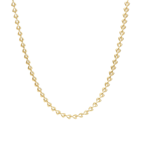 Image of Necklace Chained Hearts