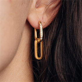 Afbeelding van Oorbellen Linked Luxe