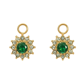 Image of Oorring Bedels Lucia Emerald