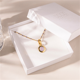 Afbeelding van Pastel ketting + bedels set - Goud
