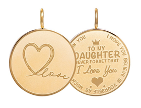 Image of Pendant Daughter Love Big