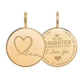 Image of Pendant Daughter Love Small