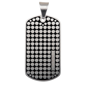 Image of Pendant Dog Tag Dots